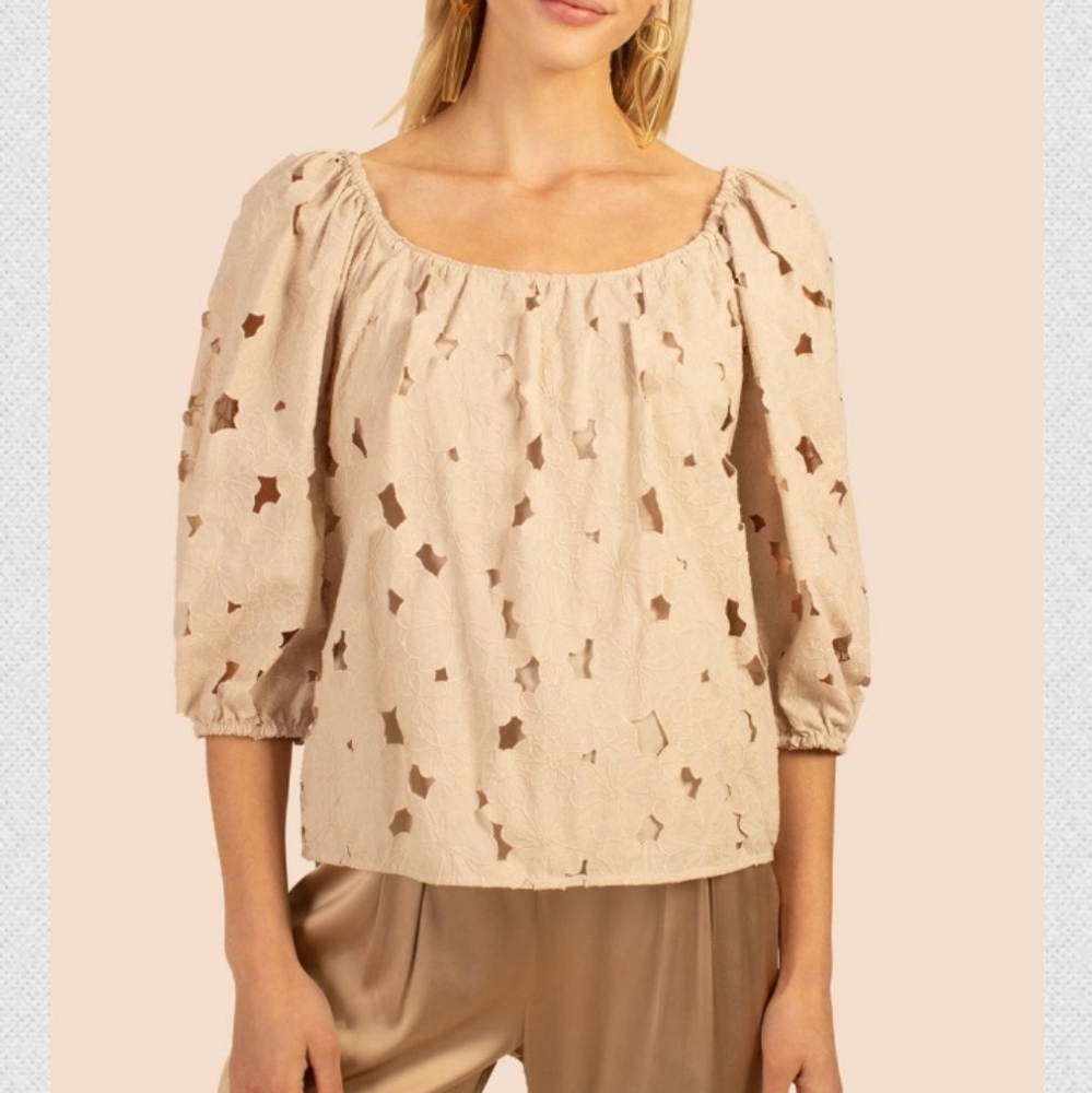 Trina Turk THIA TOP Desertbrown‎